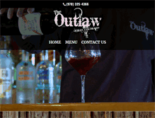 Tablet Screenshot of outlawrestaurant.com
